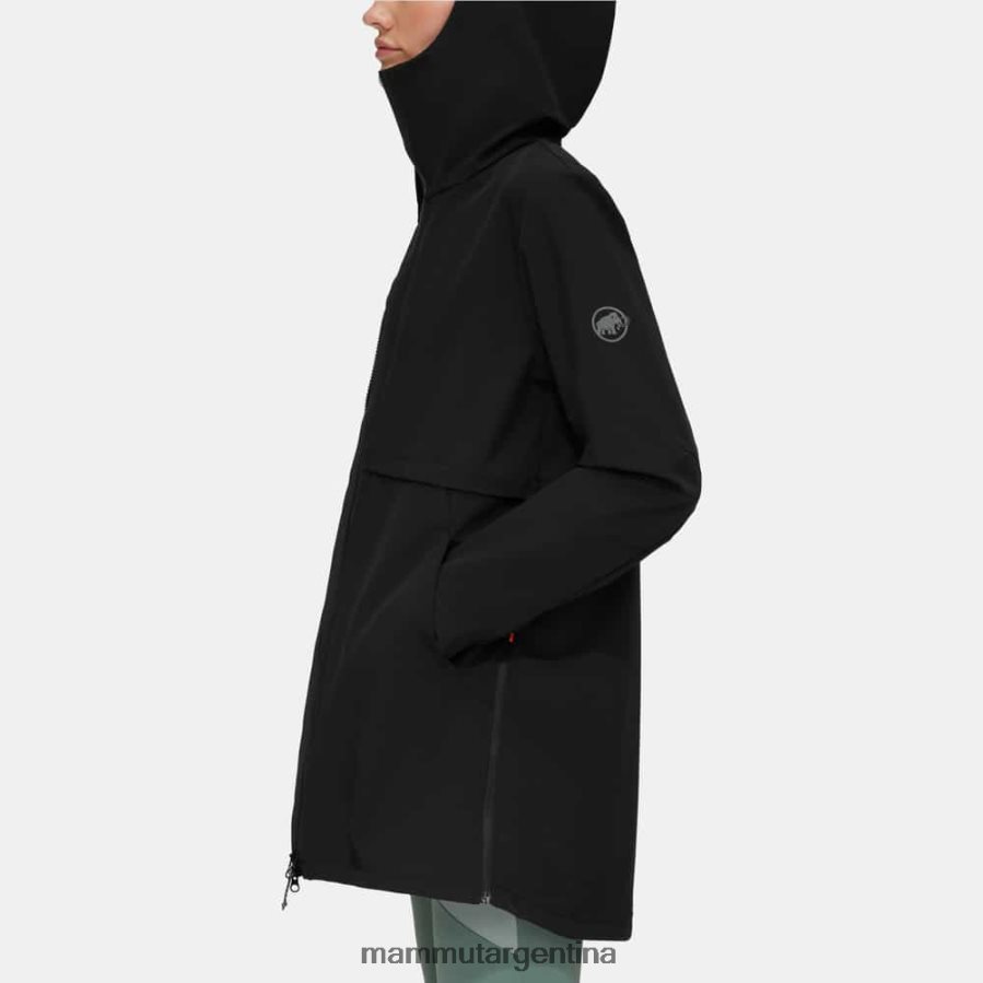 chaqueta con capucha seon so mujer 2B8PD286 Mammut negro ropa