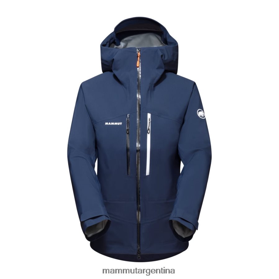 chaqueta con capucha taiss hs mujer 2B8PD2723 Mammut marina ropa
