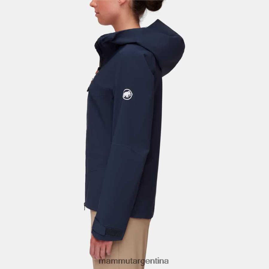 chaqueta con capucha taiss hs mujer 2B8PD2723 Mammut marina ropa