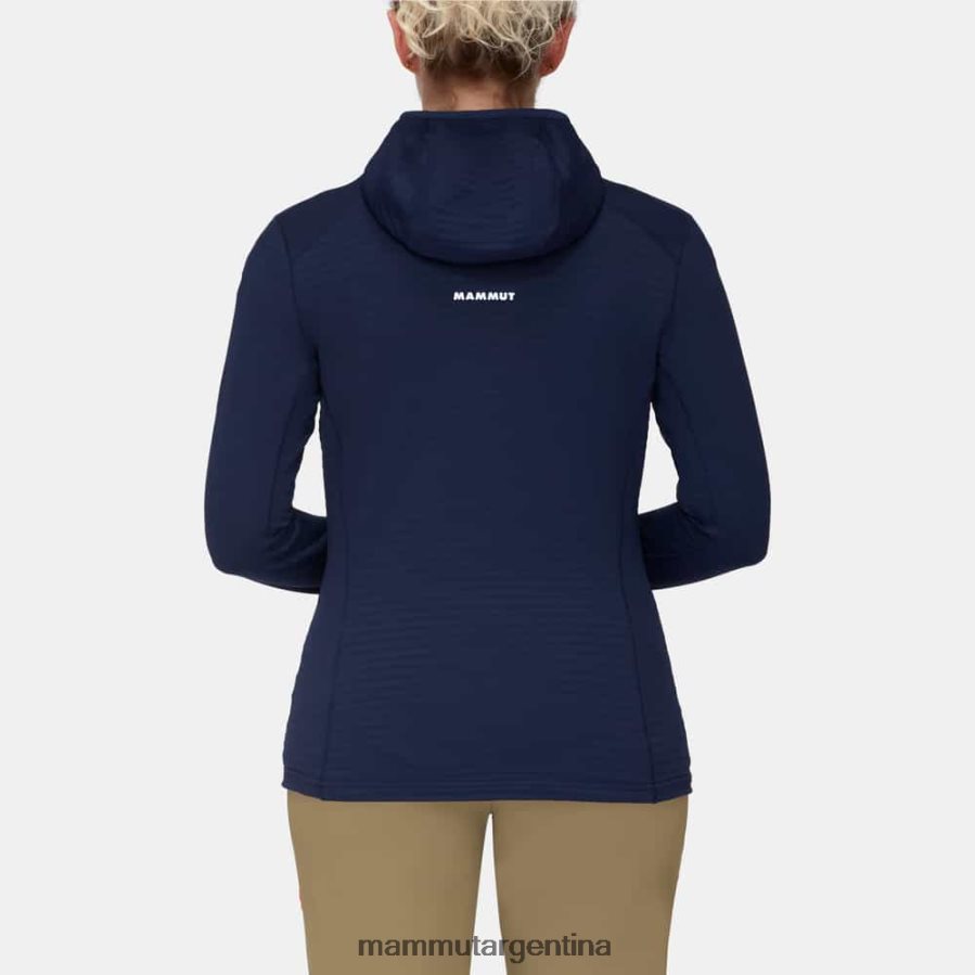 chaqueta con capucha taiss light ml mujer 2B8PD2985 Mammut marina ropa