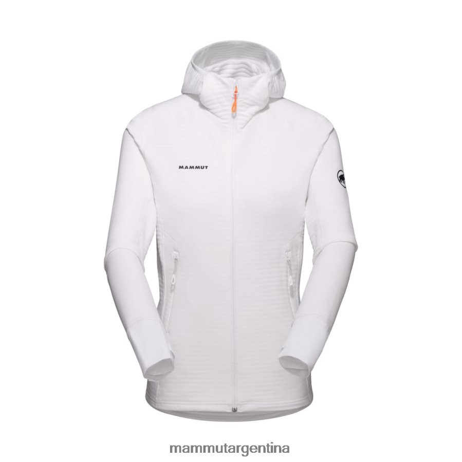 chaqueta con capucha taiss light ml mujer 2B8PD2988 Mammut blanco ropa