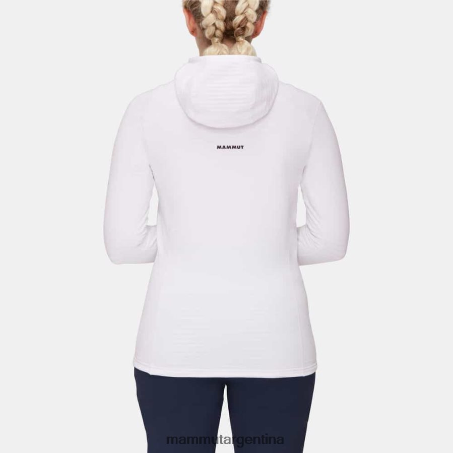 chaqueta con capucha taiss light ml mujer 2B8PD2988 Mammut blanco ropa