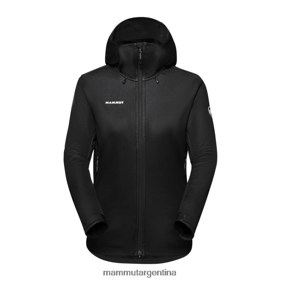 chaqueta con capucha ultimate vii so mujer 2B8PD2738 Mammut negro ropa