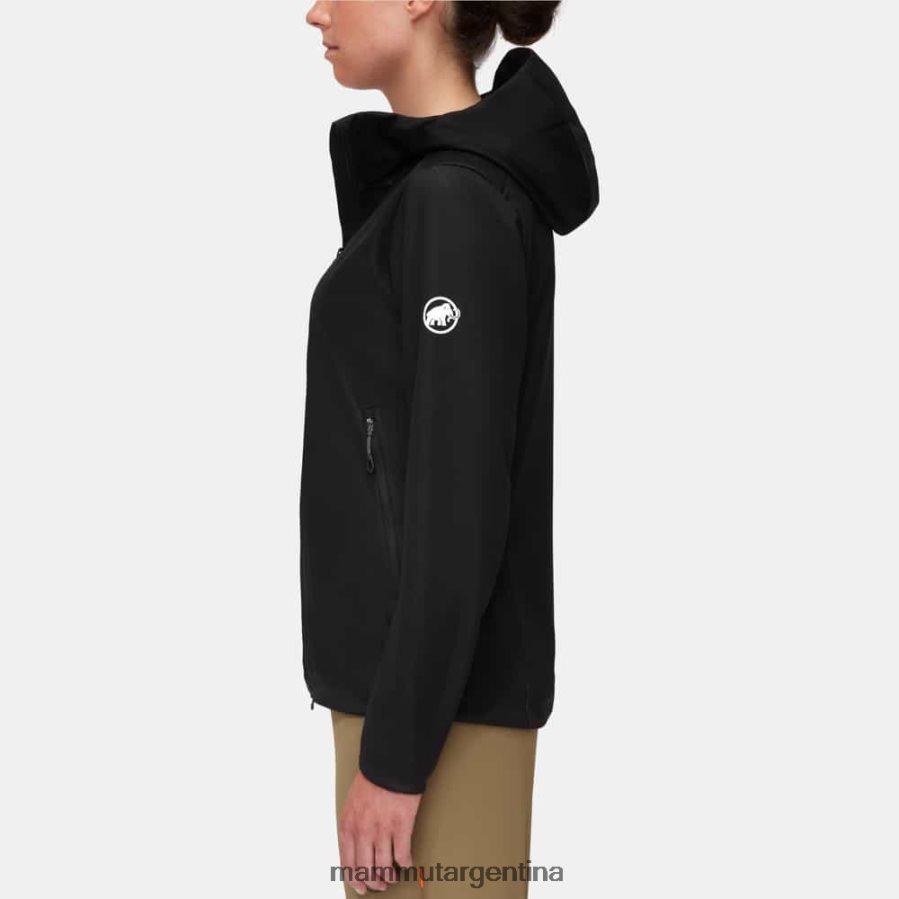 chaqueta con capucha ultimate vii so mujer 2B8PD2738 Mammut negro ropa