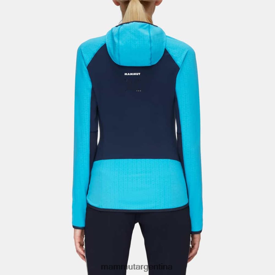 chaqueta híbrida con capucha eiger speed ml mujer 2B8PD291 Mammut cielo de la noche ropa