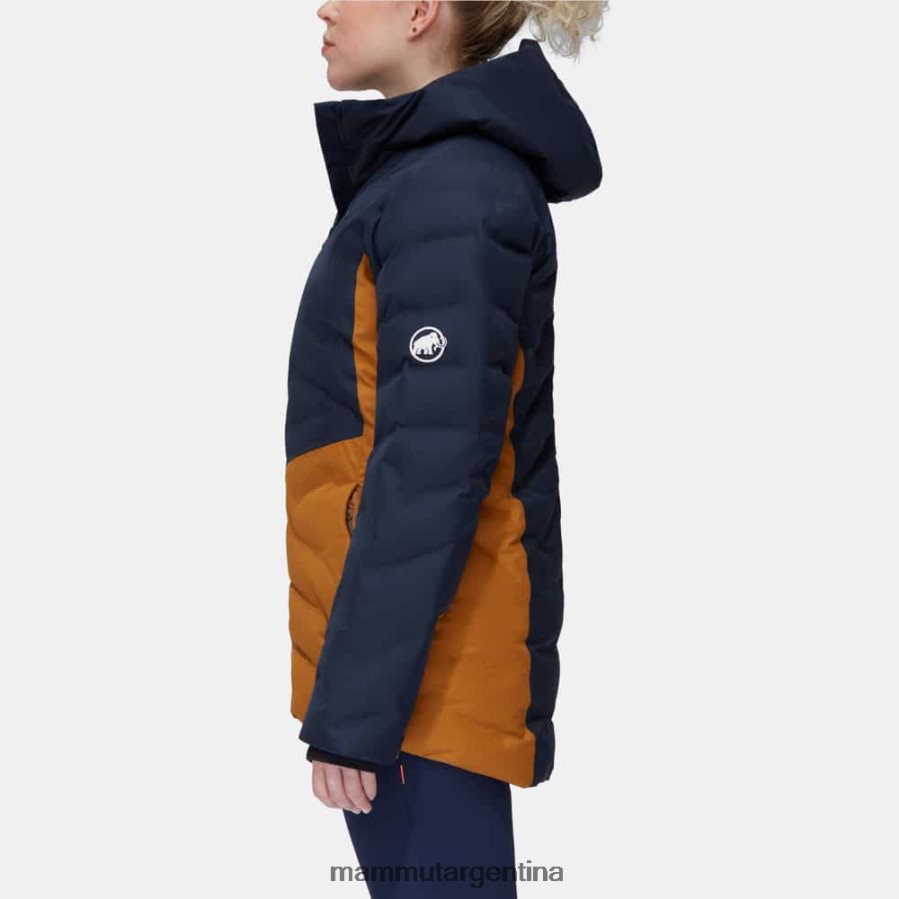 chaqueta térmica con capucha photics ski hs mujer 2B8PD223 Mammut Guepardo marino ropa