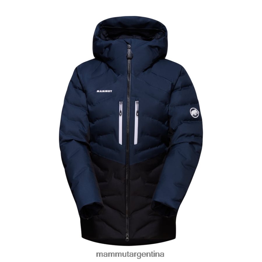 chaqueta térmica con capucha photics ski hs mujer 2B8PD2677 Mammut negro-marino ropa