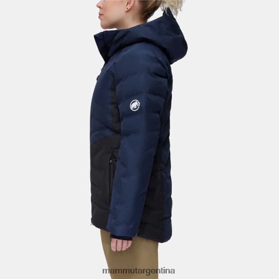 chaqueta térmica con capucha photics ski hs mujer 2B8PD2677 Mammut negro-marino ropa