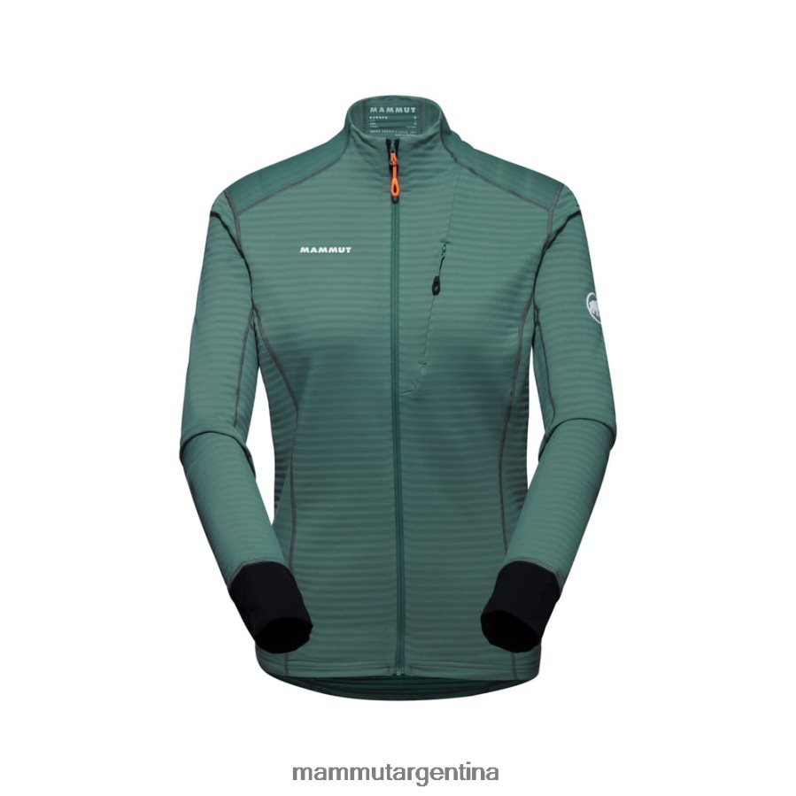 chaqueta taiss light ml mujer 2B8PD2991 Mammut negro jade oscuro ropa