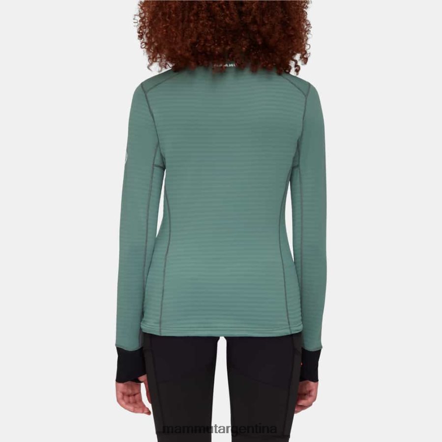 chaqueta taiss light ml mujer 2B8PD2991 Mammut negro jade oscuro ropa