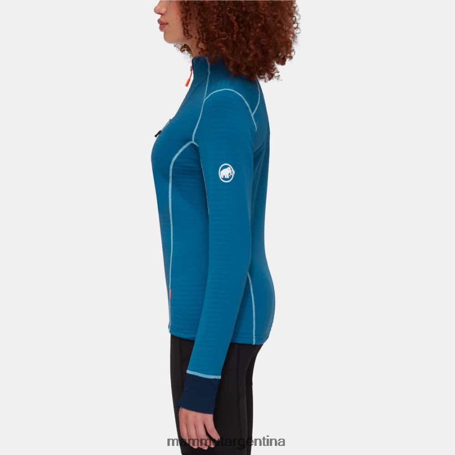 chaqueta taiss light ml mujer 2B8PD2992 Mammut azul hielo profundo ropa