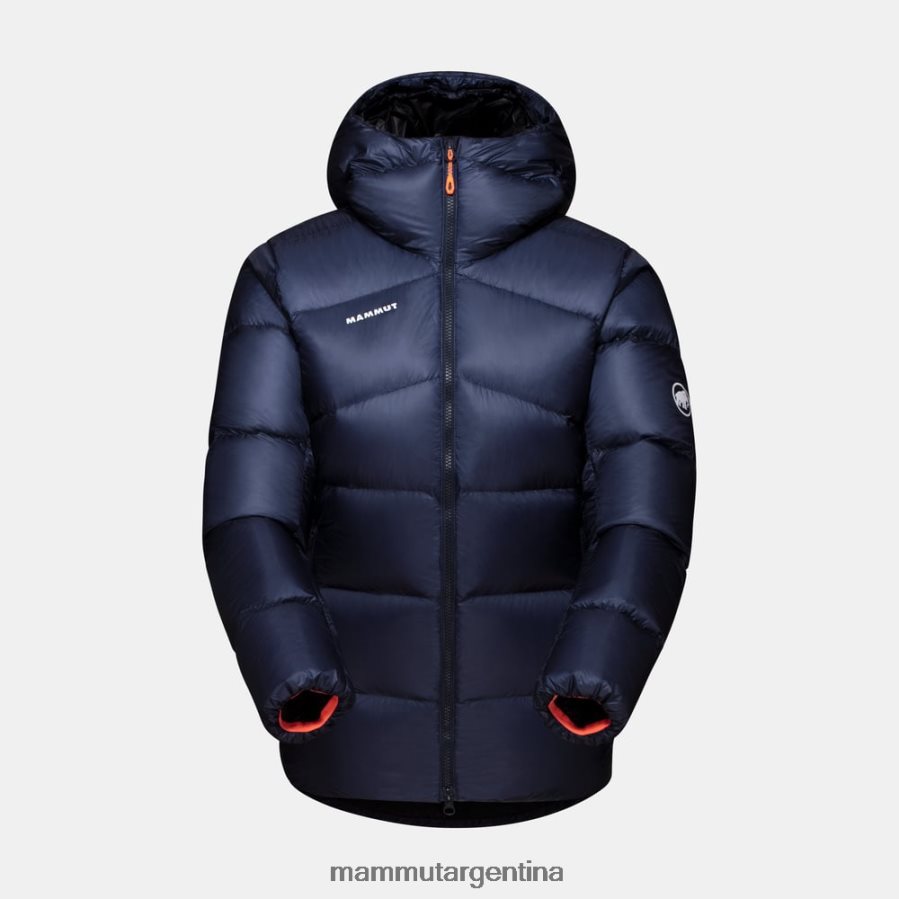meron en chaqueta con capucha mujer 2B8PD251 Mammut negro marino ropa