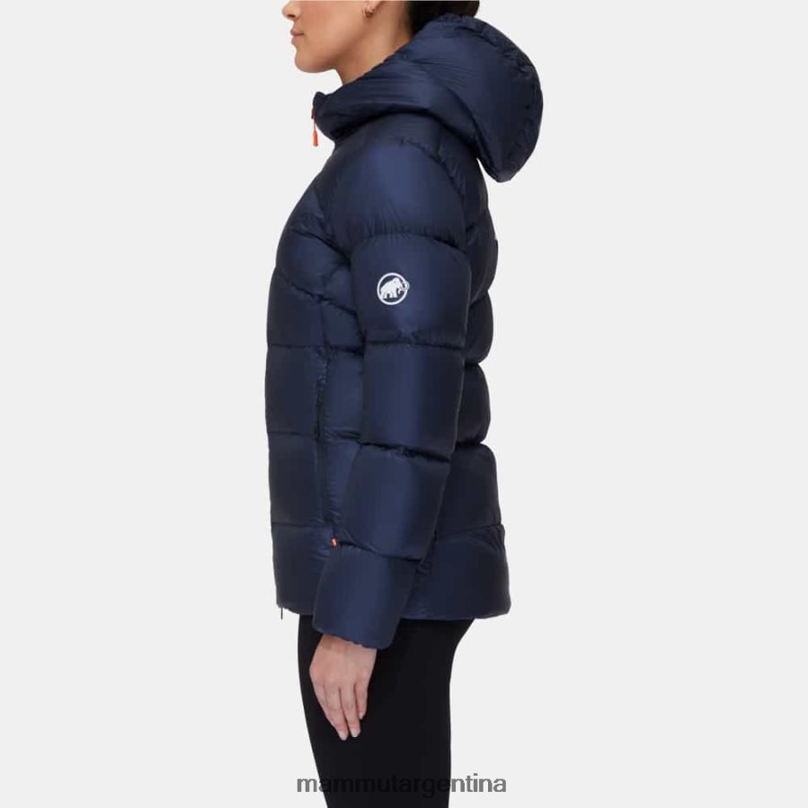 meron en chaqueta con capucha mujer 2B8PD251 Mammut negro marino ropa
