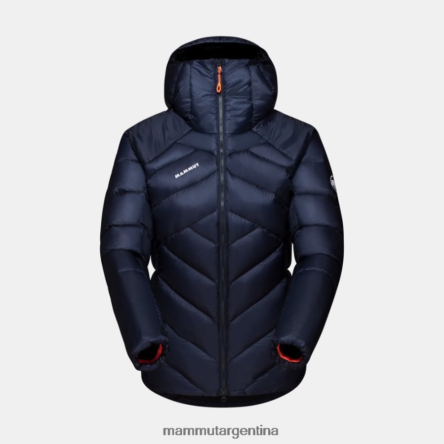 taiss en chaqueta con capucha mujer 2B8PD2690 Mammut negro marino ropa