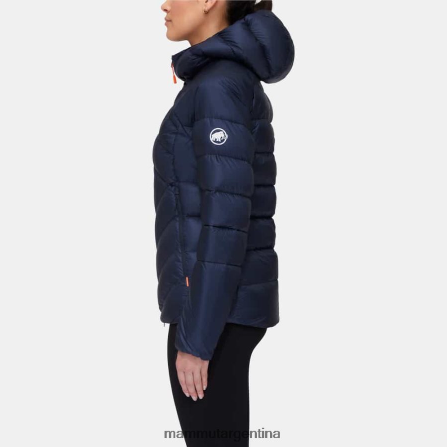 taiss en chaqueta con capucha mujer 2B8PD2690 Mammut negro marino ropa