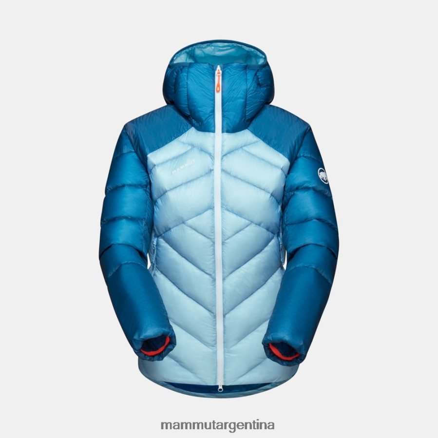 taiss en chaqueta con capucha mujer 2B8PD2691 Mammut frío hielo azul profundo ropa