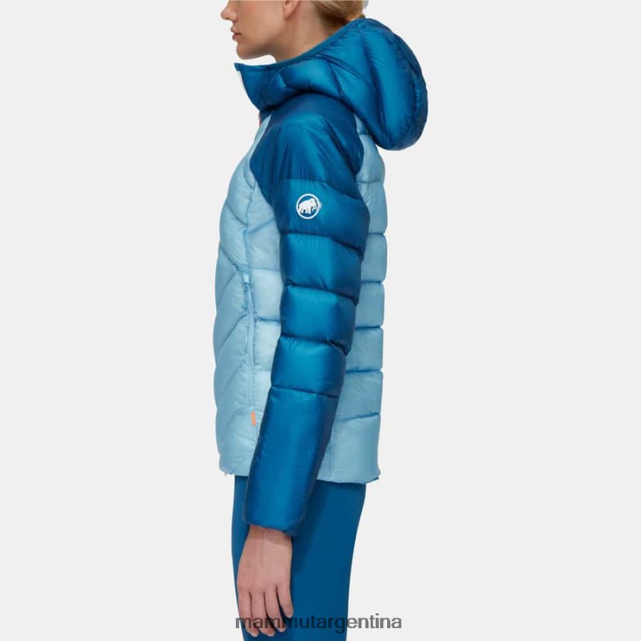 taiss en chaqueta con capucha mujer 2B8PD2691 Mammut frío hielo azul profundo ropa