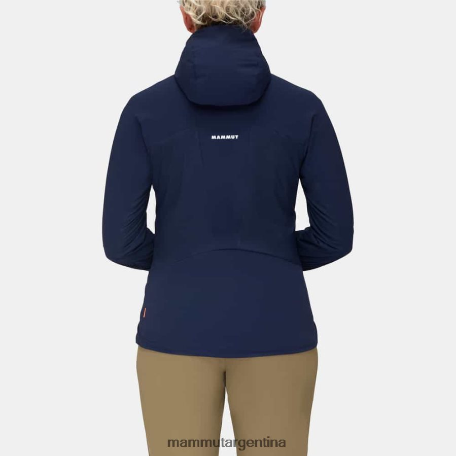 taiss en chaqueta híbrida con capucha mujer 2B8PD254 Mammut marina ropa