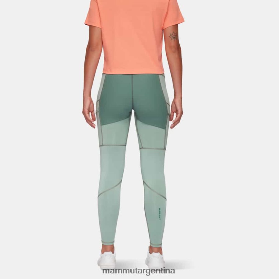 medias híbridas zinal mujer 2B8PD294 Mammut jade-jade oscuro ropa
