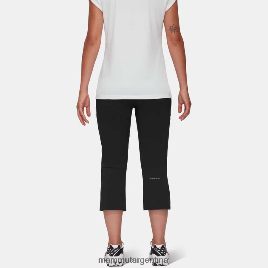 pantalones capri runbold mujer 2B8PD2118 Mammut negro ropa