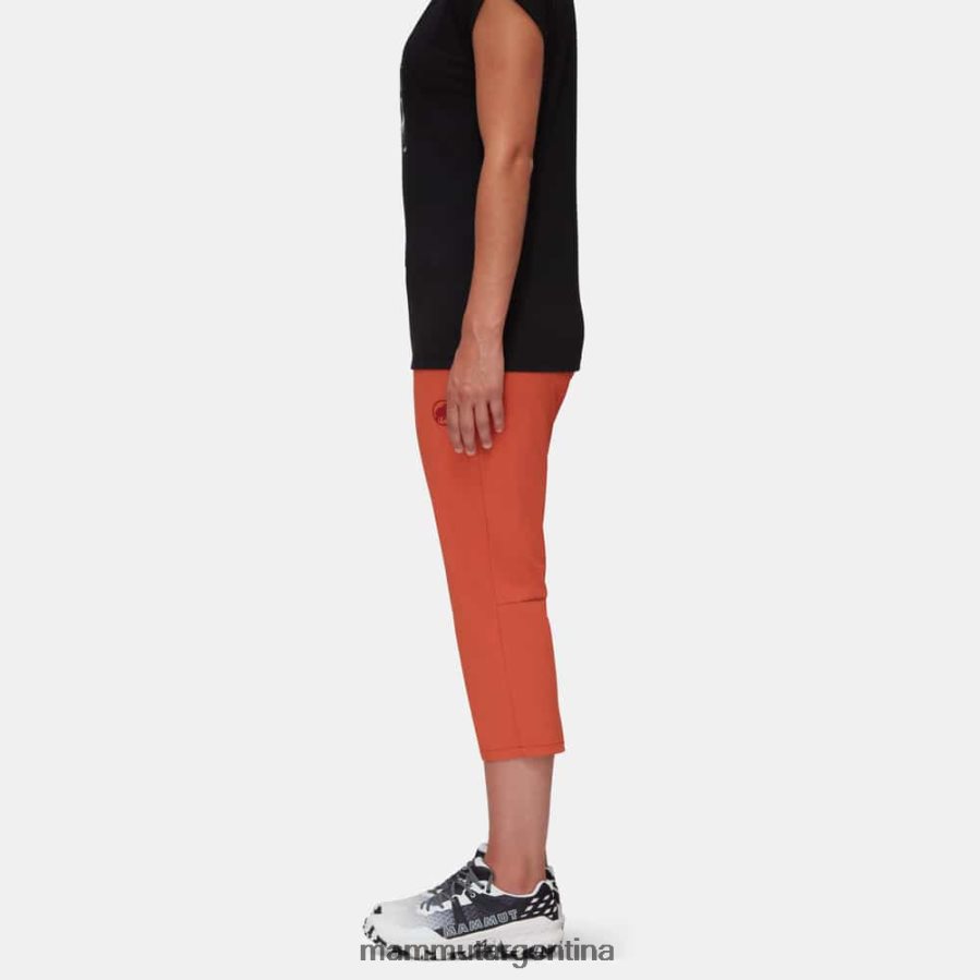 pantalones capri runbold mujer 2B8PD2820 Mammut terracota ropa