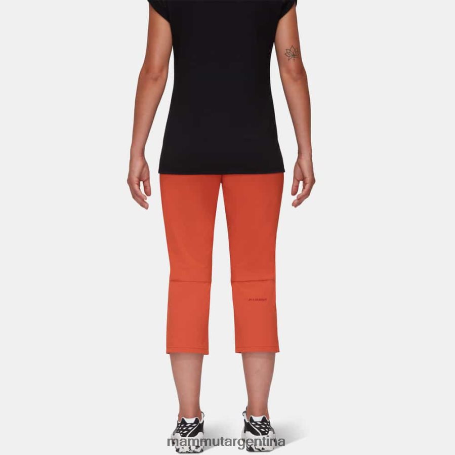 pantalones capri runbold mujer 2B8PD2820 Mammut terracota ropa
