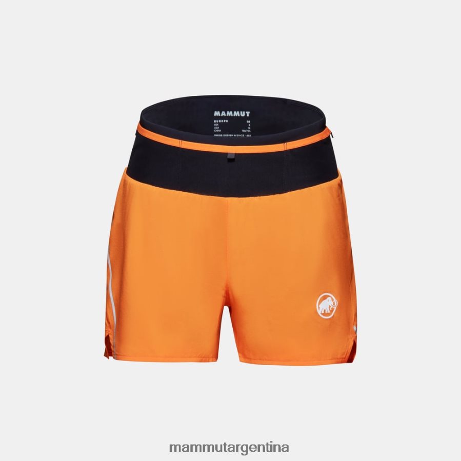 pantalones cortos 2 en 1 aenergy tr mujer 2B8PD2840 Mammut negro mandarina oscuro ropa