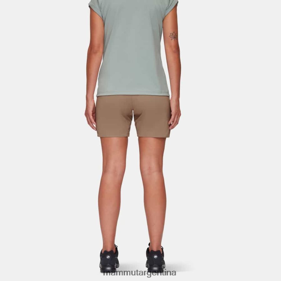 pantalones cortos de senderismo mujer 2B8PD21080 Mammut arena oscura ropa