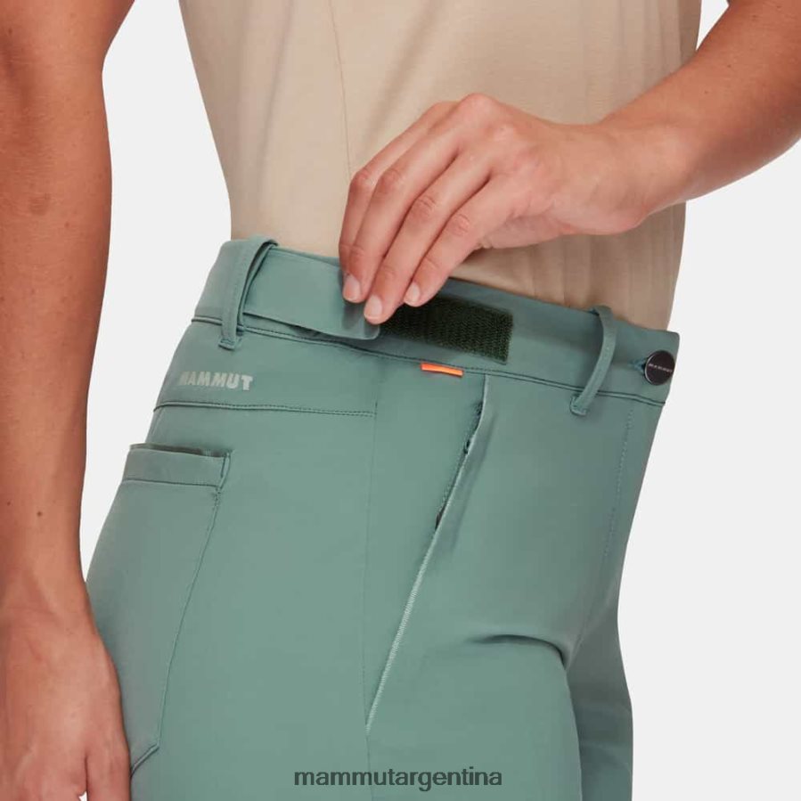 pantalones cortos mujer 2B8PD2826 Mammut jade oscuro ropa