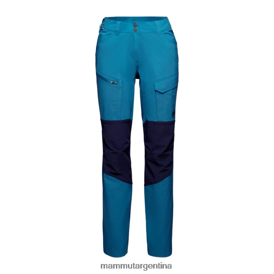 pantalones híbridos zinal mujer 2B8PD2830 Mammut profundo hielo marino ropa