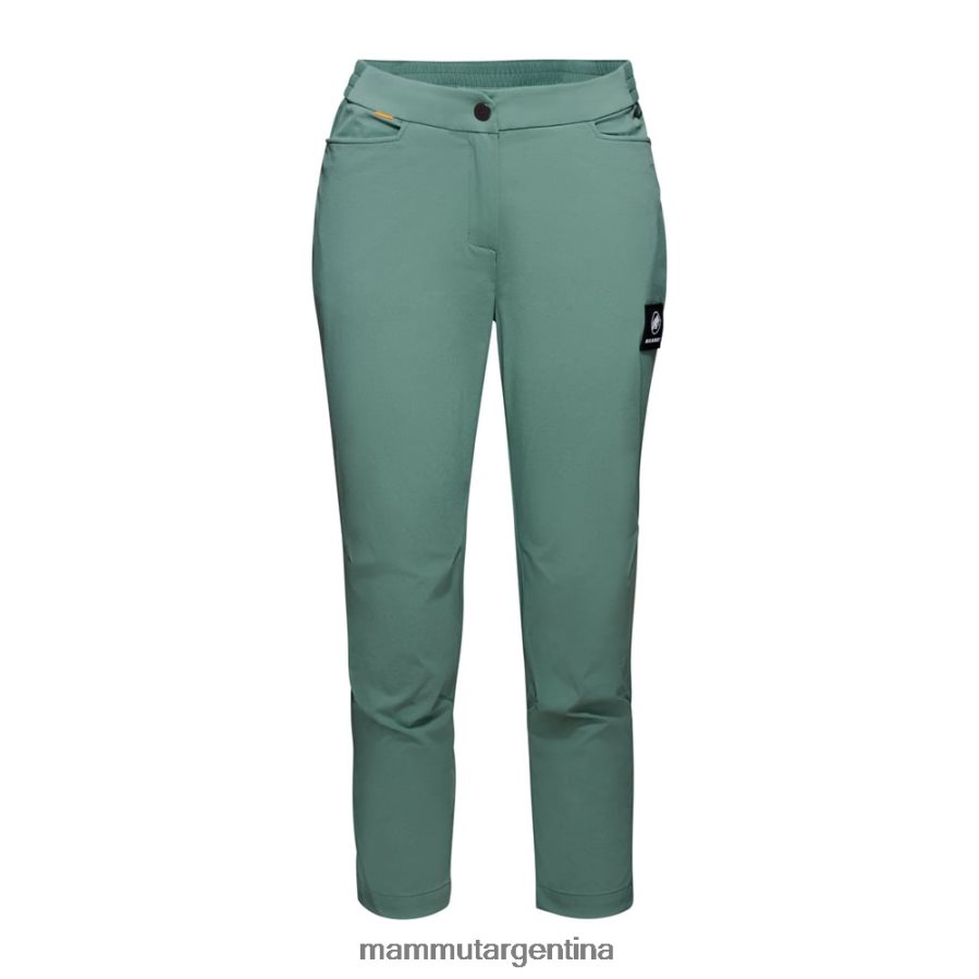 pantalones ligeros massone mujer 2B8PD2785 Mammut jade oscuro ropa
