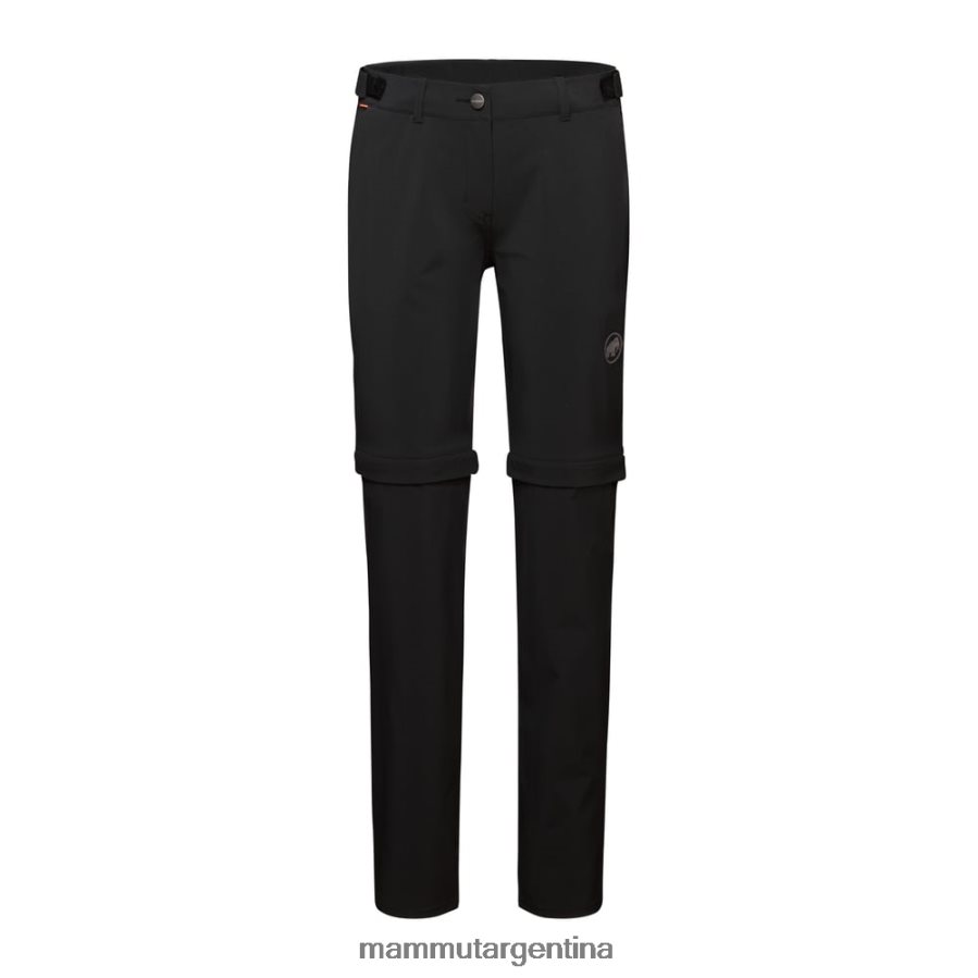 pantalones runbold con cremallera mujer 2B8PD21117 Mammut negro ropa