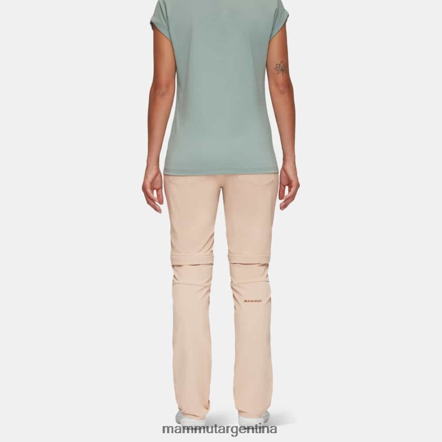 pantalones runbold con cremallera mujer 2B8PD21118 Mammut sabana ropa