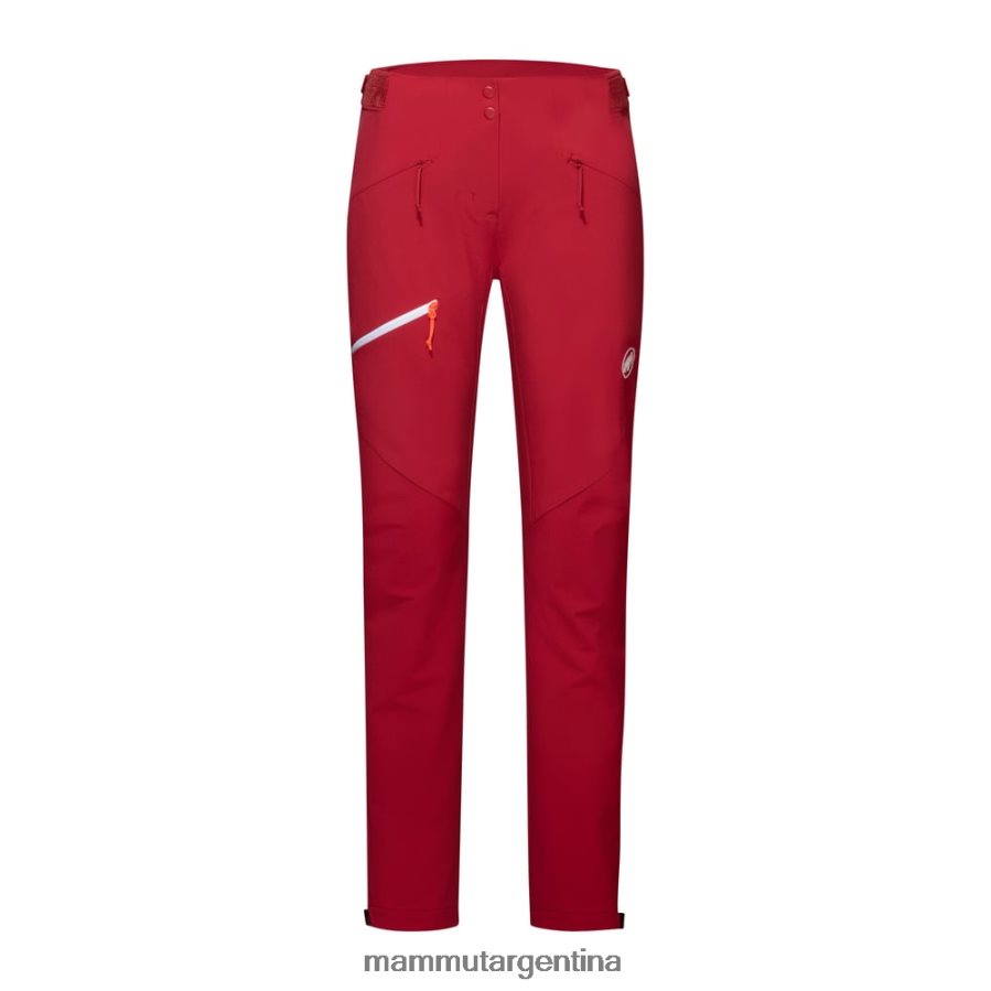 pantalones tan courmayeur mujer 2B8PD21062 Mammut sangre roja ropa