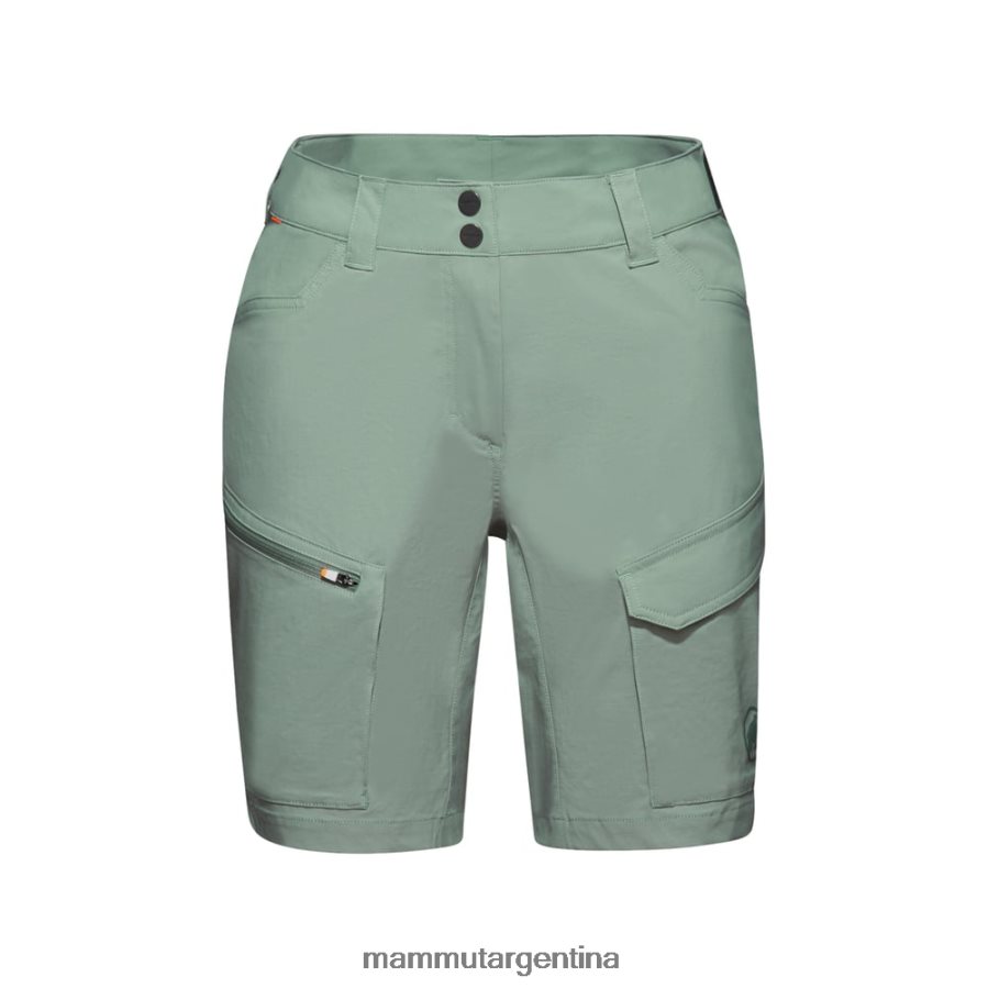 shorts híbridos zinal mujer 2B8PD2834 Mammut jade-jade oscuro ropa