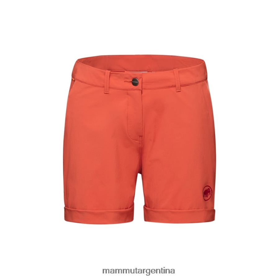 shorts runbold con puños enrollados mujer 2B8PD2172 Mammut terracota ropa