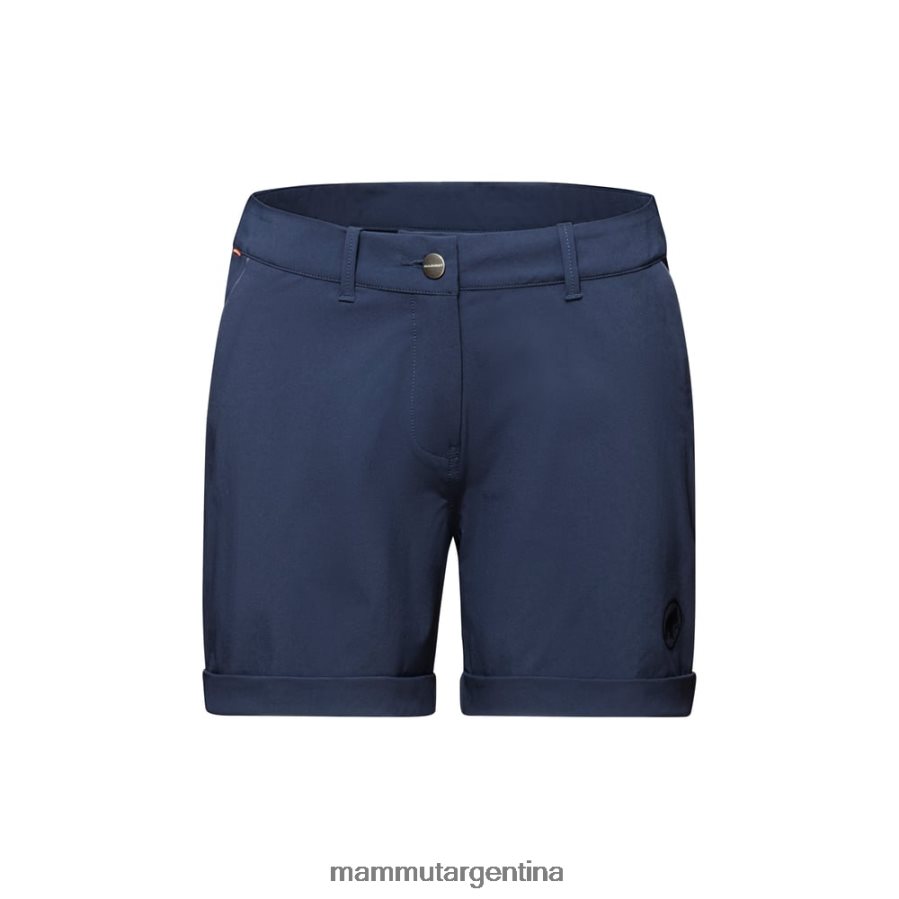 shorts runbold con puños enrollados mujer 2B8PD2951 Mammut marina ropa
