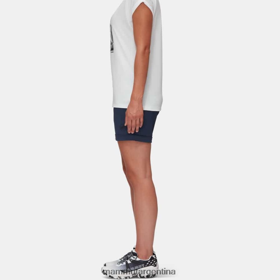 shorts runbold con puños enrollados mujer 2B8PD2951 Mammut marina ropa