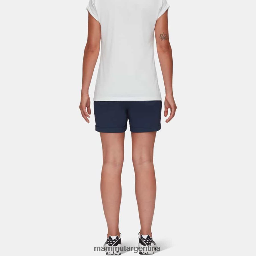 shorts runbold con puños enrollados mujer 2B8PD2951 Mammut marina ropa