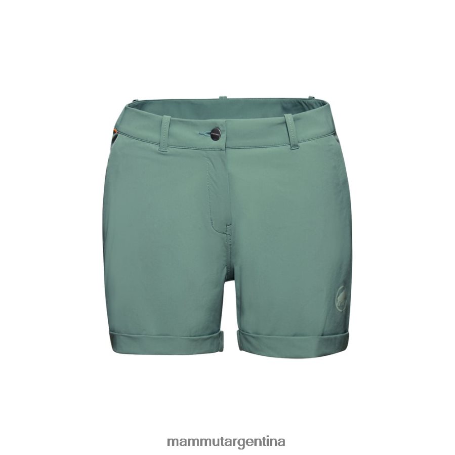 shorts runbold con puños enrollados mujer 2B8PD2953 Mammut jade oscuro ropa