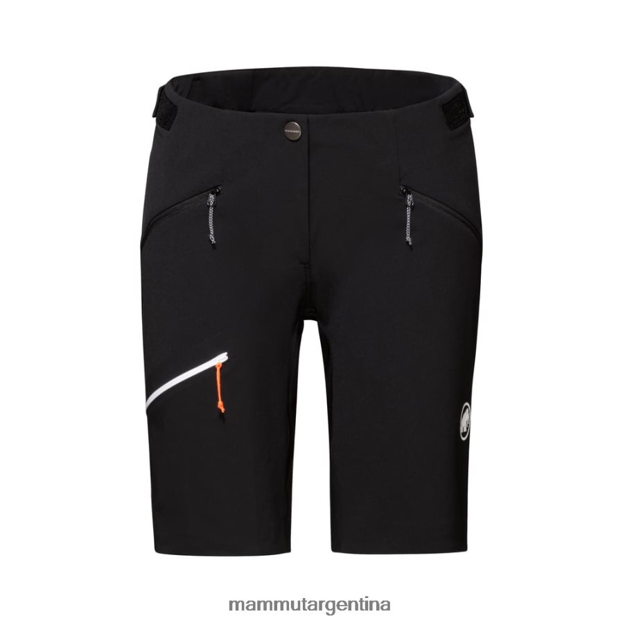 taiss así que pantalones cortos mujer 2B8PD2164 Mammut negro ropa