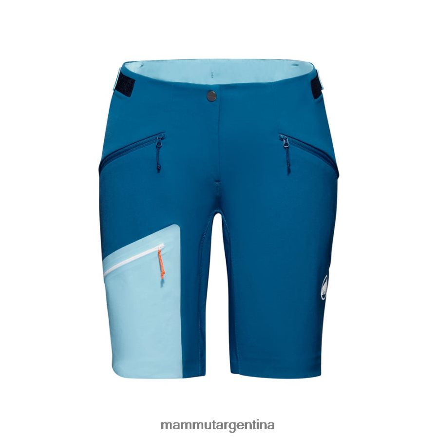 taiss así que pantalones cortos mujer 2B8PD2925 Mammut azul hielo profundo ropa