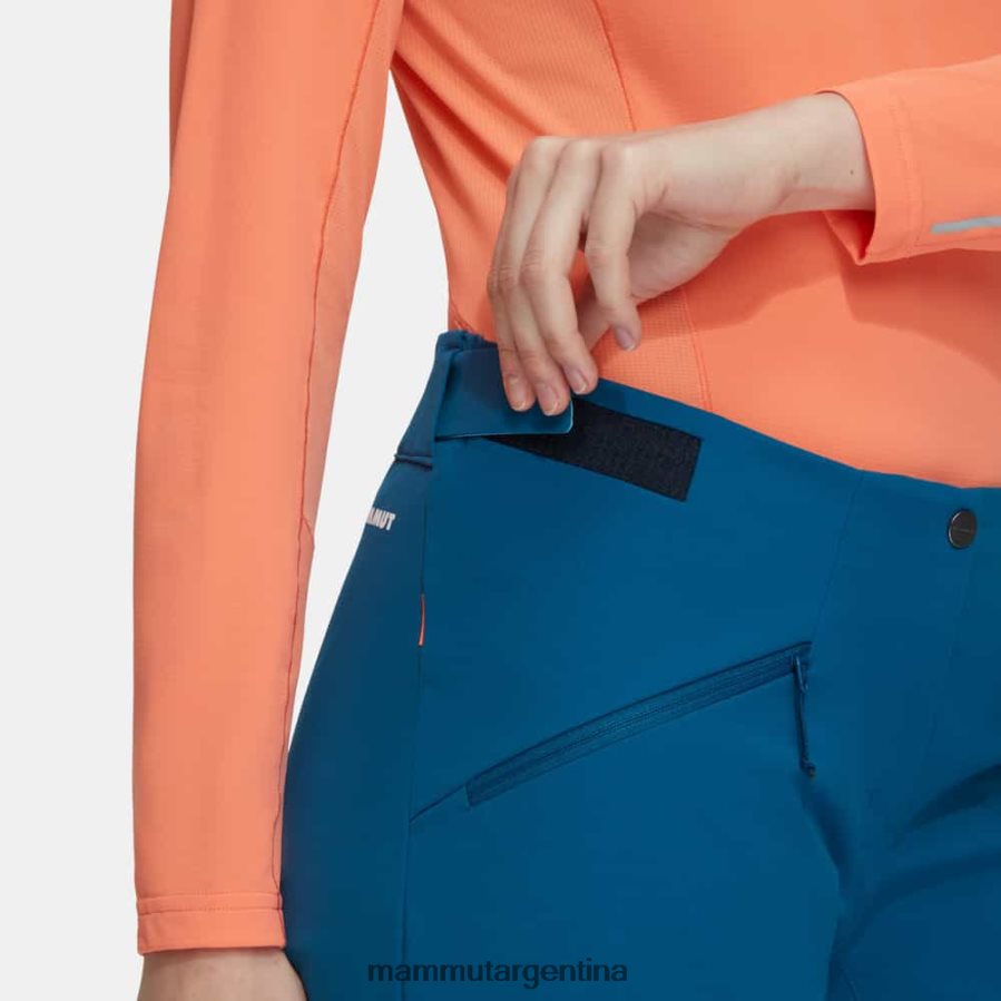 taiss así que pantalones cortos mujer 2B8PD2925 Mammut azul hielo profundo ropa