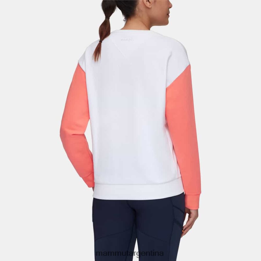 cuello redondo core ml todos los días mujer 2B8PD2244 Mammut salmón blanco ropa