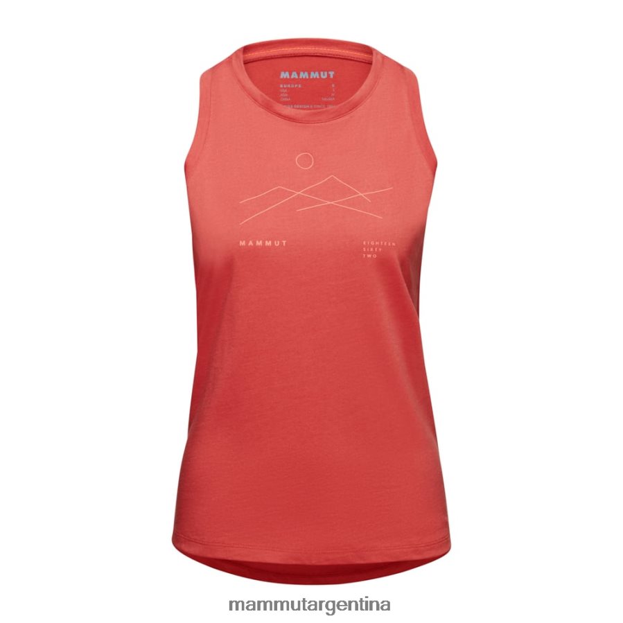 líneas superiores centrales mujer 2B8PD2815 Mammut terracota ropa