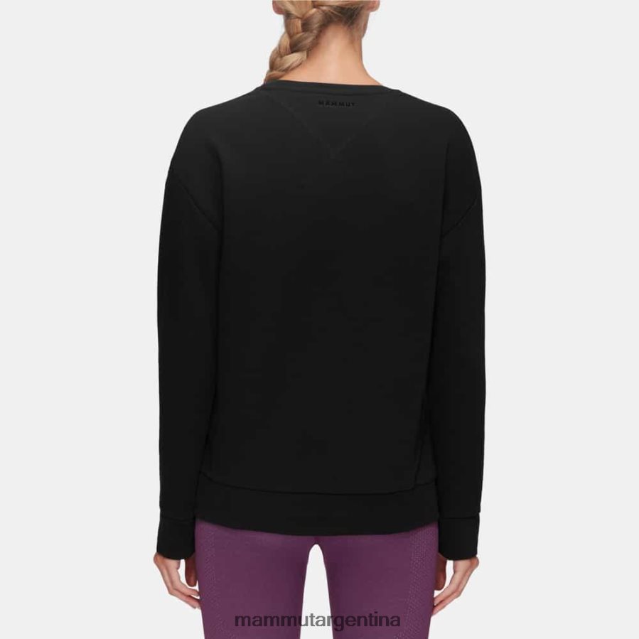 logotipo de cuello redondo core ml mujer 2B8PD21033 Mammut negro ropa