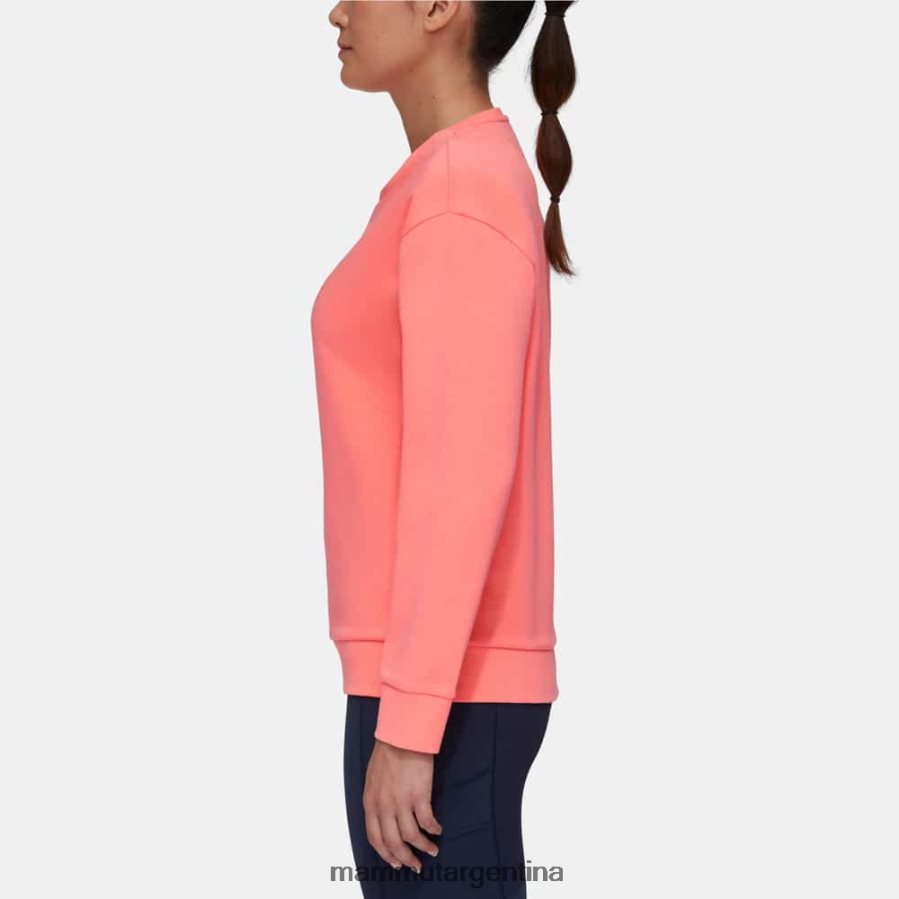 logotipo de cuello redondo core ml mujer 2B8PD21034 Mammut salmón ropa