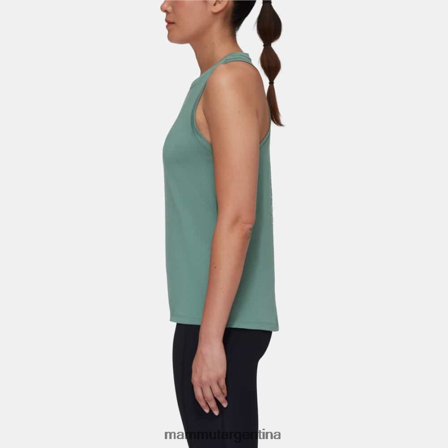 logotipo de la parte superior del núcleo mujer 2B8PD2958 Mammut jade oscuro ropa
