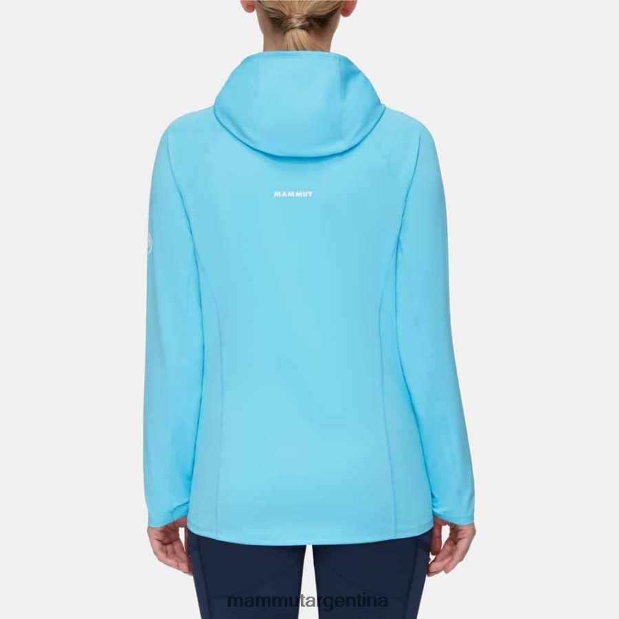 sudadera con capucha selun fl sun mujer 2B8PD2644 Mammut azul fresco ropa