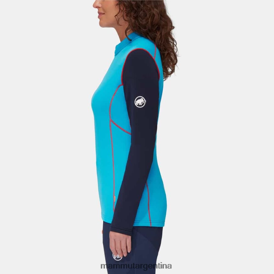 tirador de media cremallera aenergy ml mujer 2B8PD21053 Mammut cielo de la noche ropa